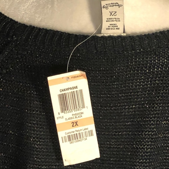 American Rag Light Sweater Plus Sz 2x NWT - Picture 6 of 7